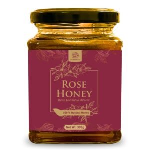 AL MASNOON ROSE HONEY 300gms (Pack of 1) / Rose Blossoms Honey 100% Hure & Natural Guaranteed Honey