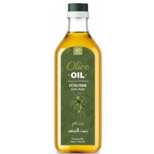 AL MASNOON Extra Virgin Olive Oil/Zaitoon Oil /100% Natural & pure 1 liter /1000ml (Pack of 1)