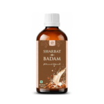 AL MASNOON Sharbat-e-Badam Almond Syrup 500 ml | Premium Almond Beverage Concentrate | Rich & Creamy Drink Mix | Traditional Sweet Syrup