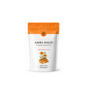 AL MASNOON Amba Haldi Powder 100g | 100% Natural & Pure Mango Turmeric Powder for Glowing & Beautiful Skin