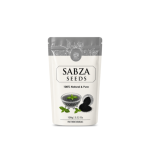 AL MASNOON Sabza Seeds 100g | 100% Natural & Pure Basil Seeds | Tukmaria Seeds for Drinks & Daily Diet